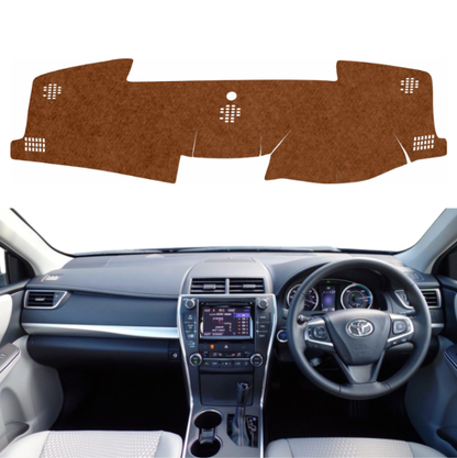 Toyota Camry 2013 To 2018 Car Dashboard Mat (Brown)