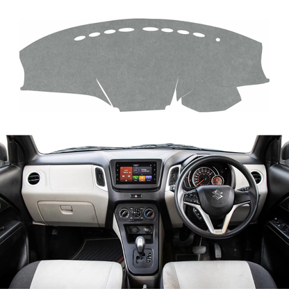 Maruti Suzuki Wagon-R Tour H3 2022 To 2026 Car Dashboard Cover Mat (Grey)