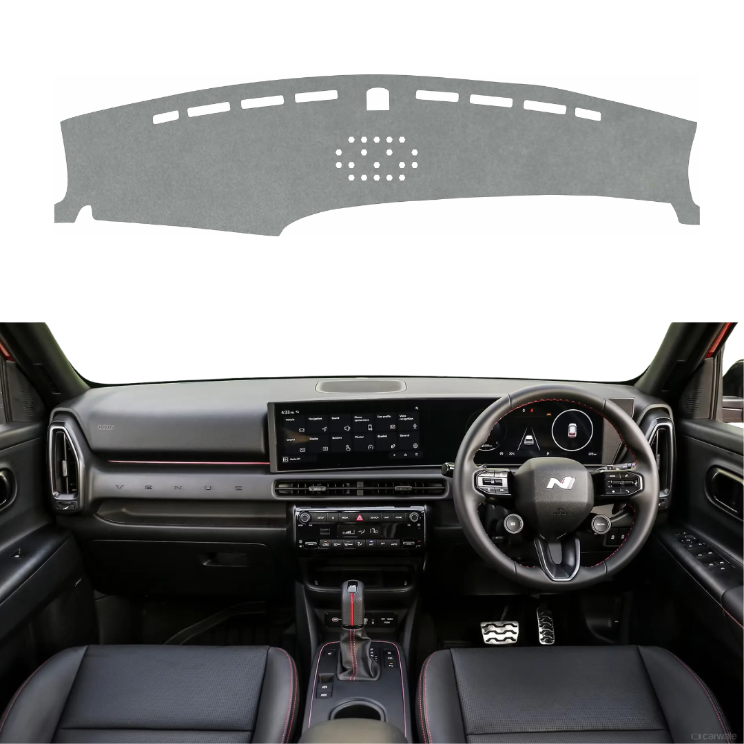 Hyundai Venue N Line 2025 To 2026 Car Dashboard Cover Mat (Grey)