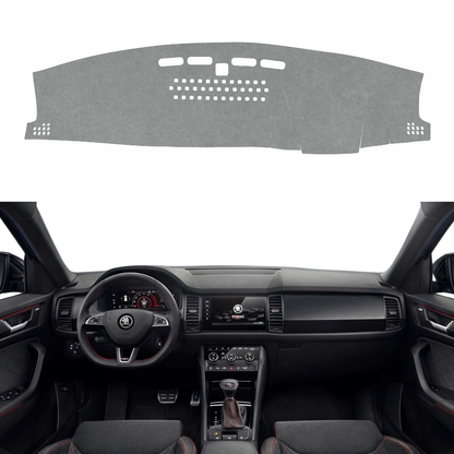 Skoda Kodiaq 2018 To 2025 Car Dashboard Cover Mat (Grey)