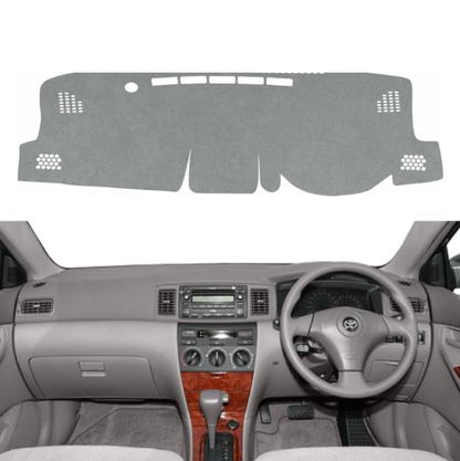 Toyota Corolla Altis 2003 To 2007 Car Dashboard Cover Mat (Grey)