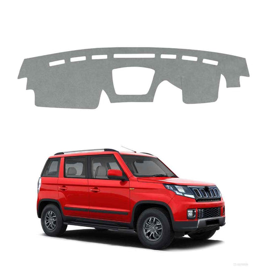 Mahindra TUV300 2015 To 2020 Car Dashboard Cover Mat (Grey)
