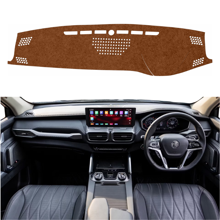 MG Majestor 2026 Car Dashboard Mat (Brown)
