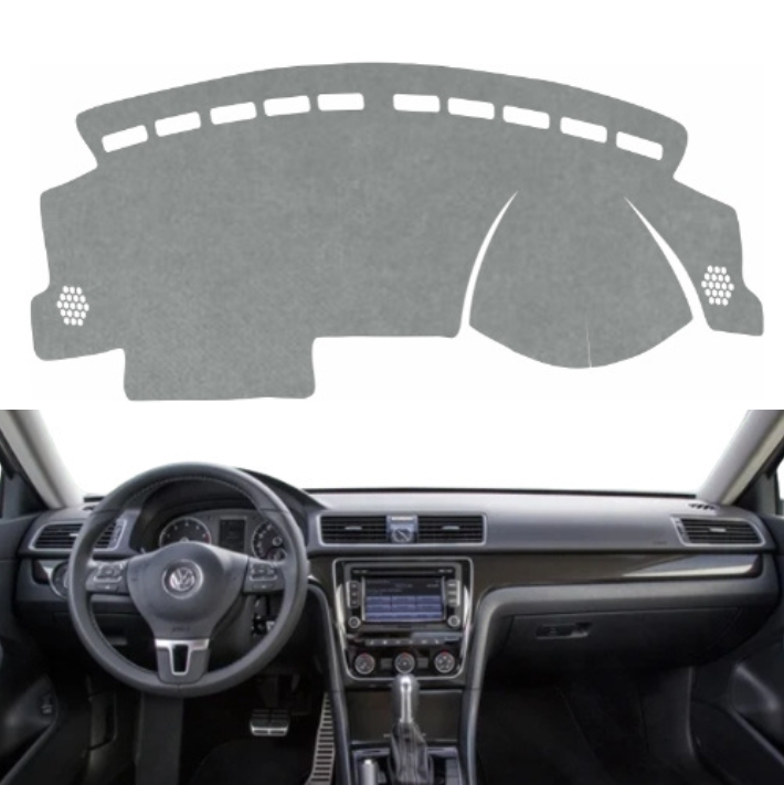 Volkswagen Passat 2011 to 2014 Car Dashboard Cover Mat (Grey)