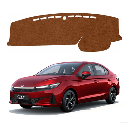 Honda City 2026 Car Dashboard Mat (Brown)