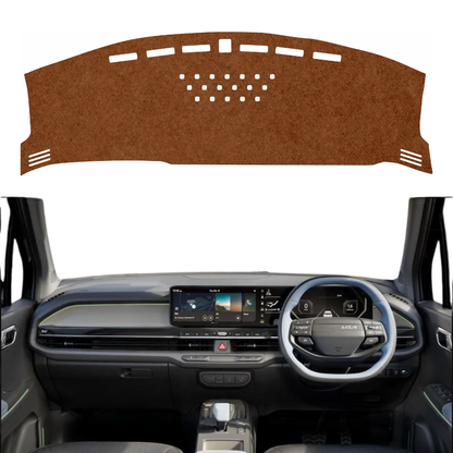 Kia Syros 2025 To 2026 Car Dashboard Mat (Brown)