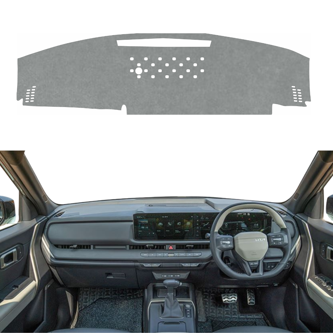 Kia Seltos 2019 To 2025 Car Dashboard Cover Mat (Grey)