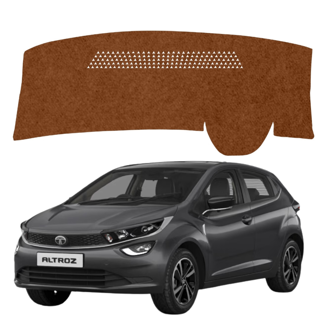 Tata Altroz 2025 To 2026 Car Dashboard Mat (Brown)