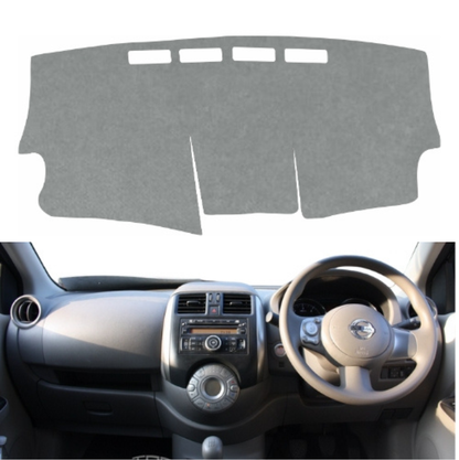 Renault Scala 2012 To 2017 Car Dashboard Cover Mat (Grey)