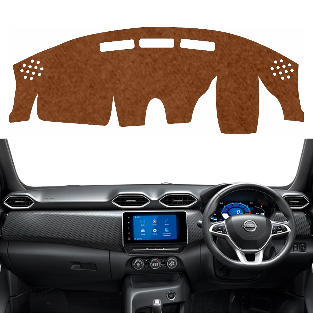 Nissan Magnite 2020 To 2026 Car Dashboard Mat (Brown)