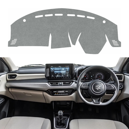 Maruti Suzuki Dzire 2025 To 2026 Car Dashboard Cover Mat (Grey)