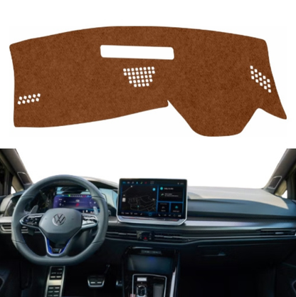 Volkswagen Golf GTI 2024 to 2026 Car Dashboard Mat (Brown)