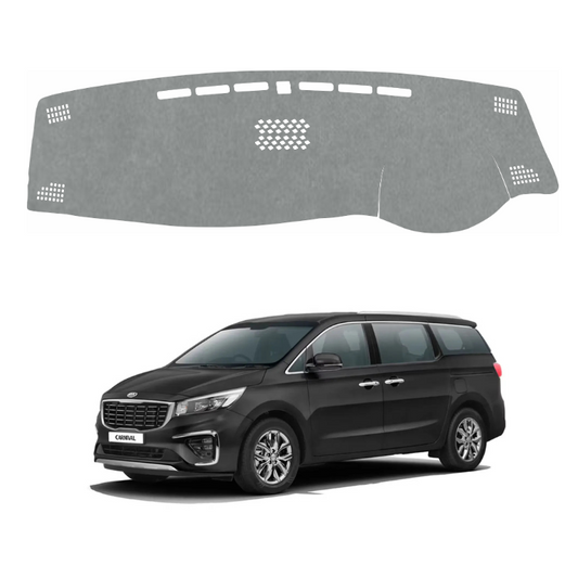 Kia Carnival 2020 To 2023 Car Dashboard Cover Mat (Grey)