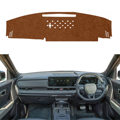 Kia Seltos 2019 To 2025 Car Dashboard Mat (Brown)