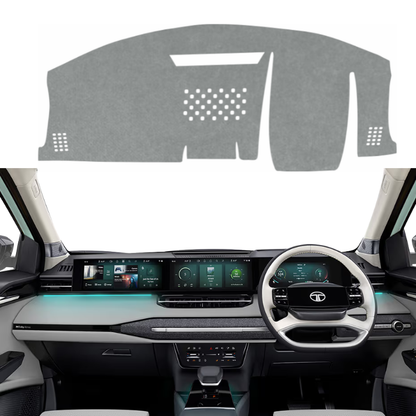 Tata Sierra EV 2026 Car Dashboard Cover Mat (Grey)