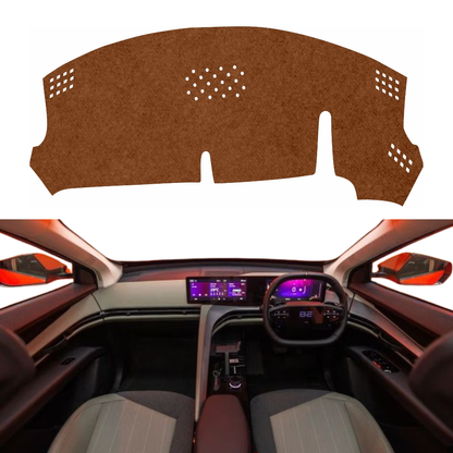 Mahindra BE6 2025 To 2026 Car Dashboard Mat (Brown)
