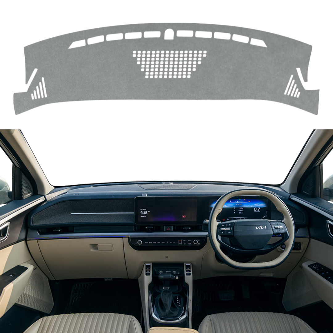 Kia Carens Clavis 2025 To 2026 Car Dashboard Cover Mat (Grey)
