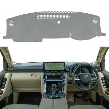 Toyota Land Cruiser 2021 To 2026 Car Dashboard Cover Mat (Grey)