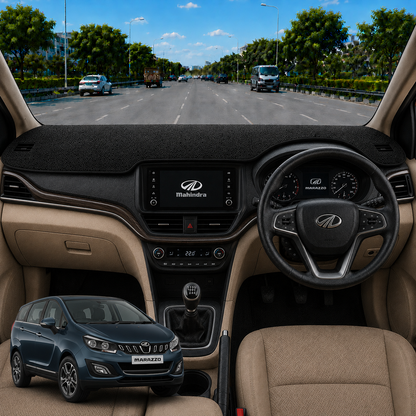 Mahindra Marazzo 2018 To 2026 Car Dashboard Mat (Brown)