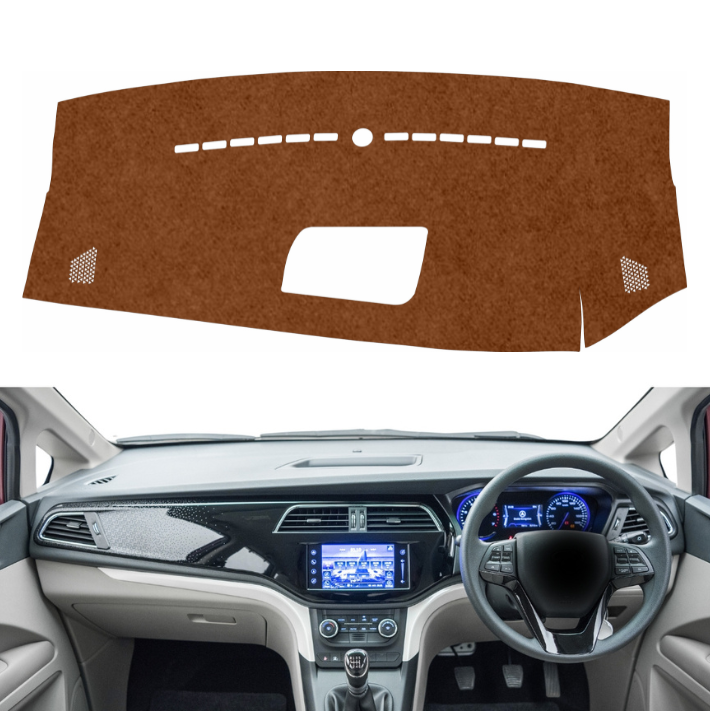 Mahindra Marazzo 2018 To 2026 Car Dashboard Mat (Brown)