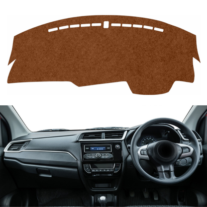 Honda Brio 2016 To 2018 Car Dashboard Mat (Brown)