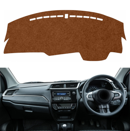 Honda Amaze 2016 To 2018 Car Dashboard Mat (Brown)