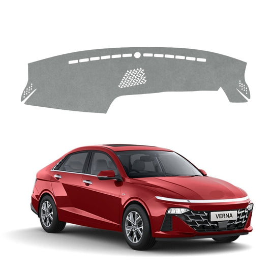Hyundai Verna 2023 To 2026 Car Dashboard Cover Mat (Grey)