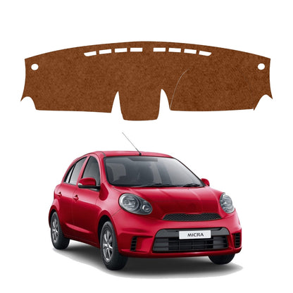 Renault Pulse 2012 To 2015 Car Dashboard Mat (Brown)