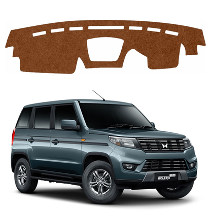 Mahindra Bolero Neo 2021 To 2026 Car Dashboard Mat (Brown)