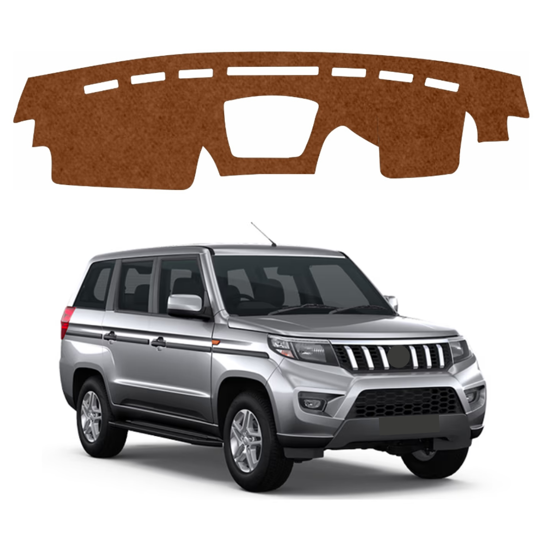 Mahindra Bolero Neo Plus 2024 To 2026 Car Dashboard Mat (Brown)
