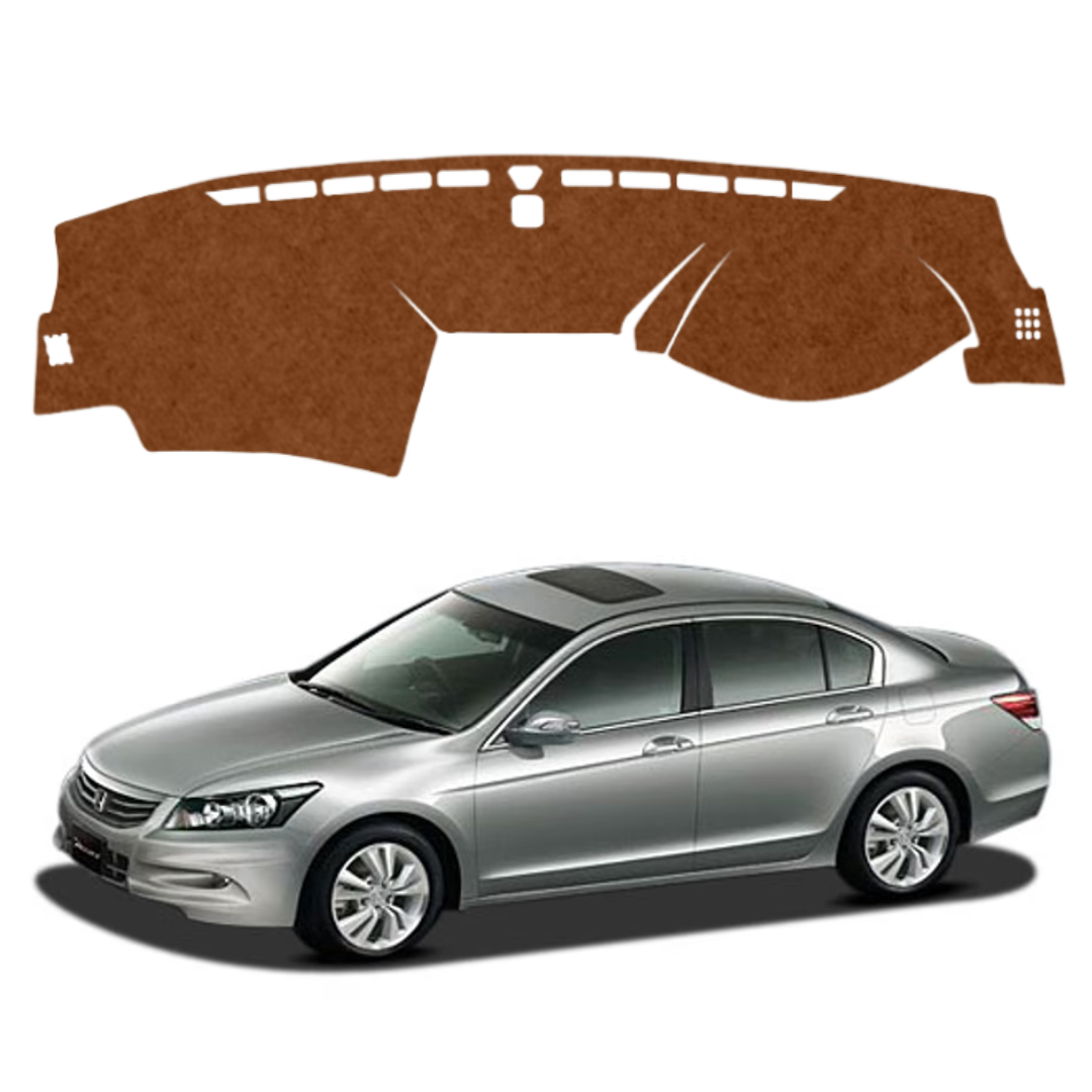 Honda Accord 2008 To 2012 Car Dashboard Mat (Brown)