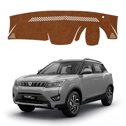 Mahindra XUV300 2019 To 2026 Car Dashboard Mat (Brown)