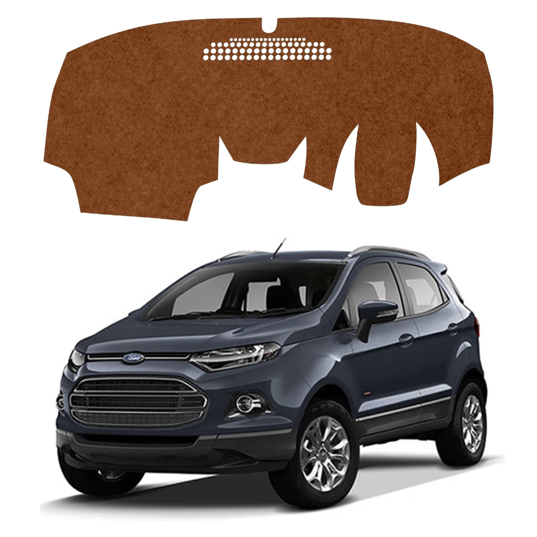 Ford Ecosport 2013 To 2017 Car Dashboard Mat (Brown)