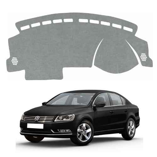 Volkswagen Passat 2011 to 2014 Car Dashboard Cover Mat (Grey)