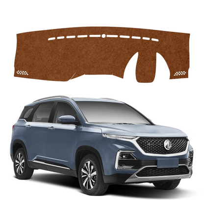 MG Hector 2019 To 2023 Car Dashboard Mat (Brown)