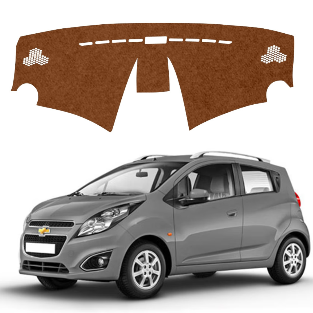 Chevrolet Beat 2010 to 2017 Car Dashboard Mat (Brown)
