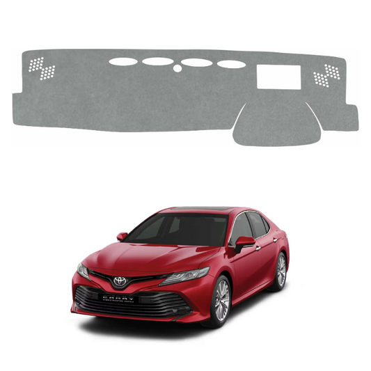 Toyota Camry 2019 To 2024 Car Dashboard Cover Mat (Grey)