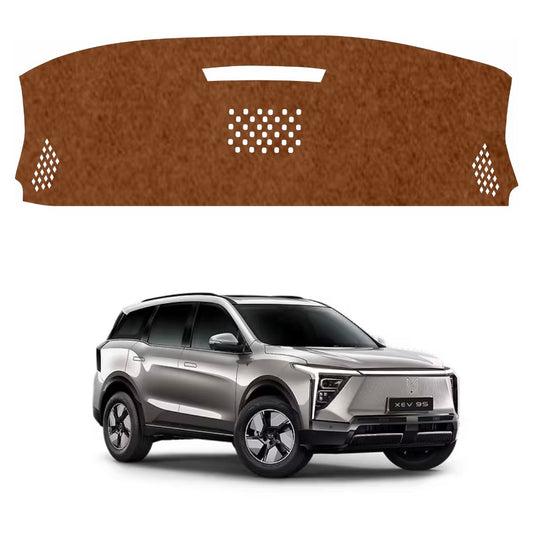 Mahindra XEV 9S 2025 To 2026 Car Dashboard Mat (Brown)