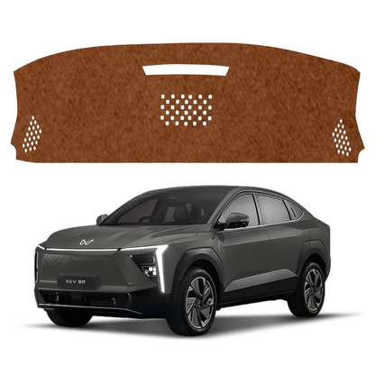 Mahindra XEV 9E 2025 To 2026 Car Dashboard Mat (Brown)