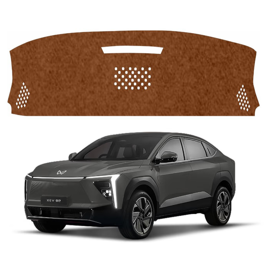 Mahindra XEV 9E 2025 To 2026 Car Dashboard Mat (Brown)