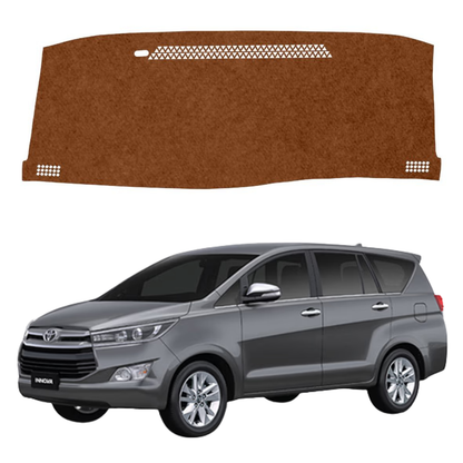 Toyota Innova Crysta 2015 To 2026 Car Dashboard Mat (Brown)
