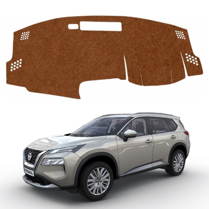 Nissan X-Trail 2024 To 2026 Car Dashboard Mat (Brown)