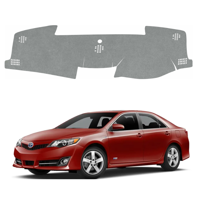 Toyota Camry 2013 To 2018 Car Dashboard Cover Mat (Grey)