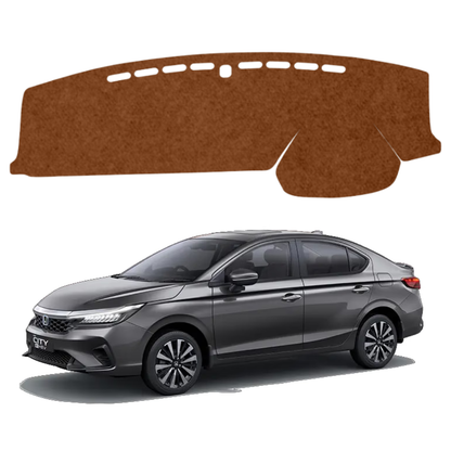 Honda City Hybrid 2022 To 2026 Car Dashboard Mat (Brown)