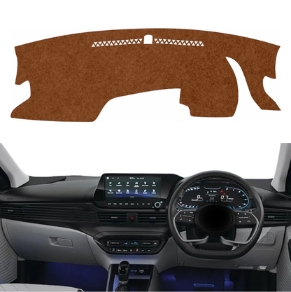 Hyundai i20 2020 To 2026 Car Dashboard Mat (Brown)