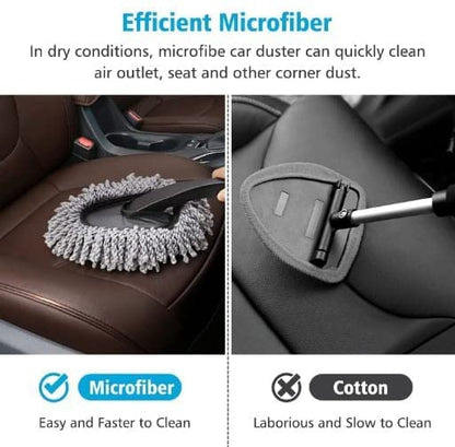 Car Duster Brush, 8 cm, Multipurpose Scratch-Free Cleaning Tool for Home and Auto