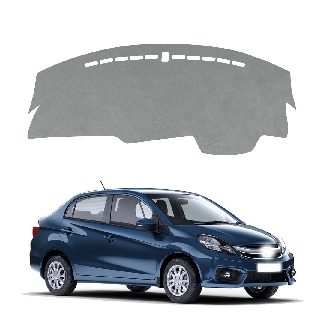 Honda Amaze 2016 To 2018 Car Dashboard Cover Mat (Grey)