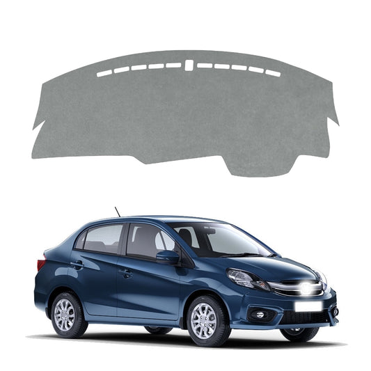 Honda Amaze 2016 To 2018 Car Dashboard Cover Mat (Grey)