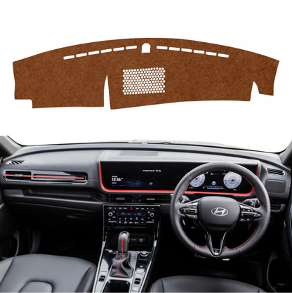 Hyundai Creta N Line 2024 To 2026 Car Dashboard Mat (Brown)