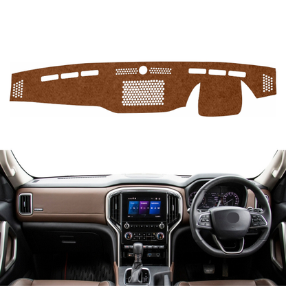 Mahindra Scorpio N 2022 To 2026 Car Dashboard Mat (Brown)